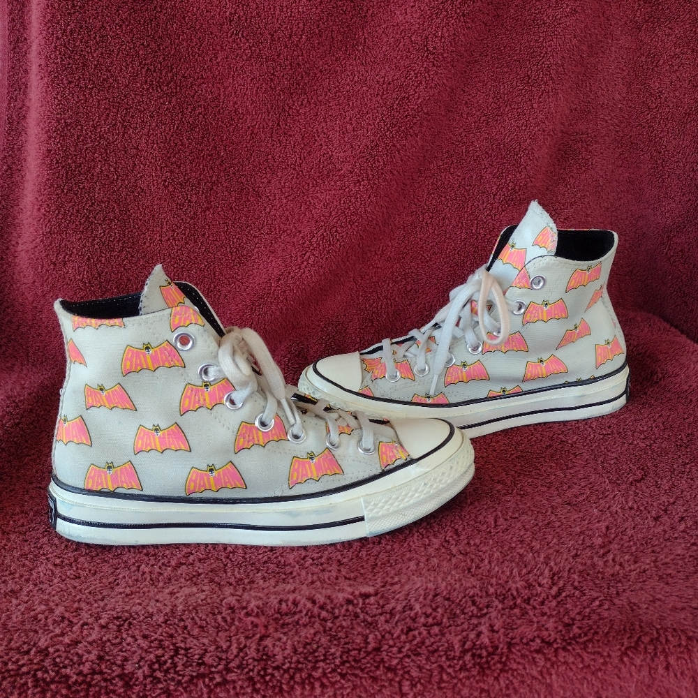 Converse Chuck Taylor 70 High 80th Anniversary DC Batman Shoes women's Sz 6